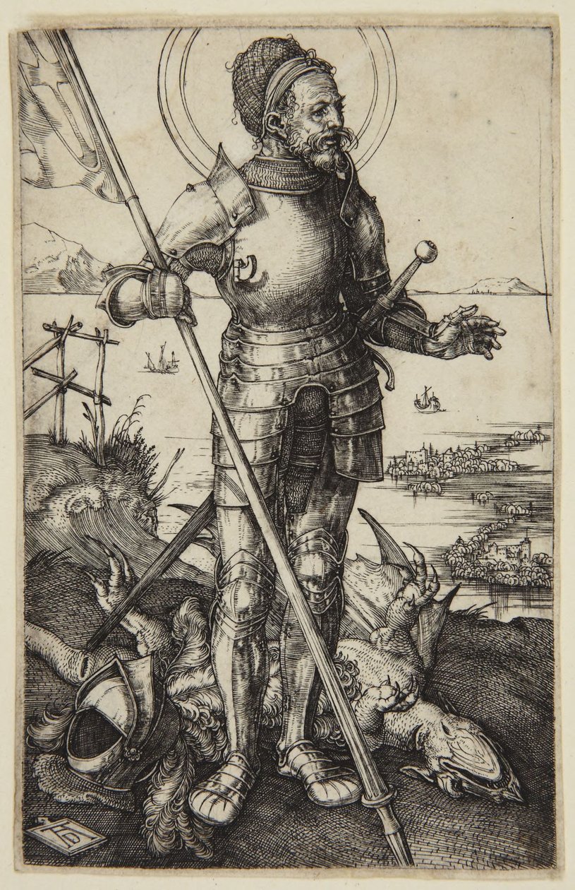 St. George te voet door Albrecht Dürer