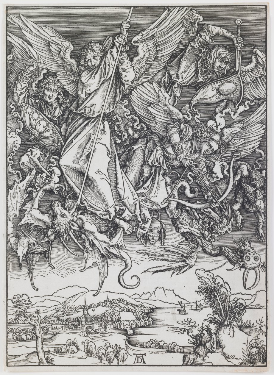 St. Michael vecht tegen de draak, uit de serie 
