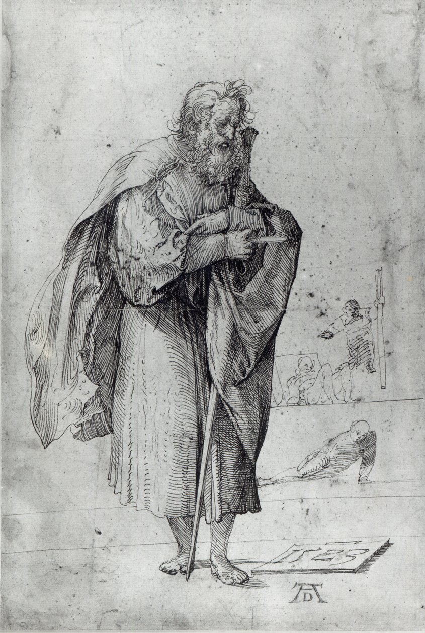 St. Paulus, 1523 door Albrecht Dürer