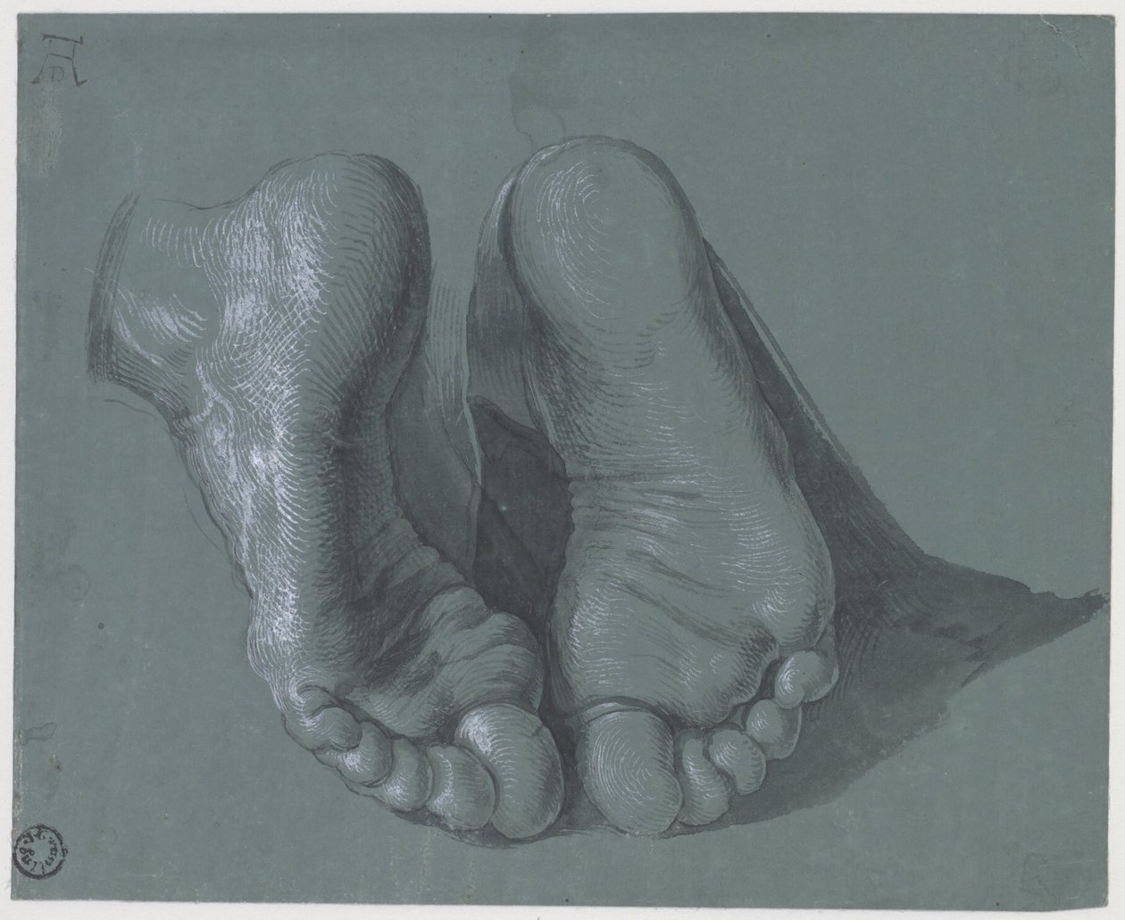 Studie van twee voeten, ca. 1508 door Albrecht Dürer