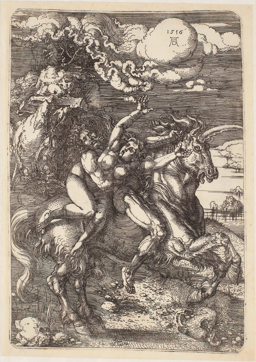 De ontvoering van Proserpina door Albrecht Dürer