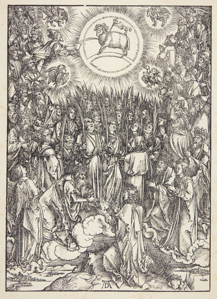 De Aanbidding van het Lam door Albrecht Dürer