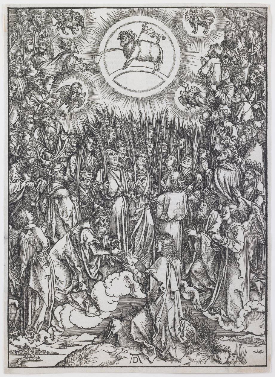 De aanbidding van het Lam, uit de serie 