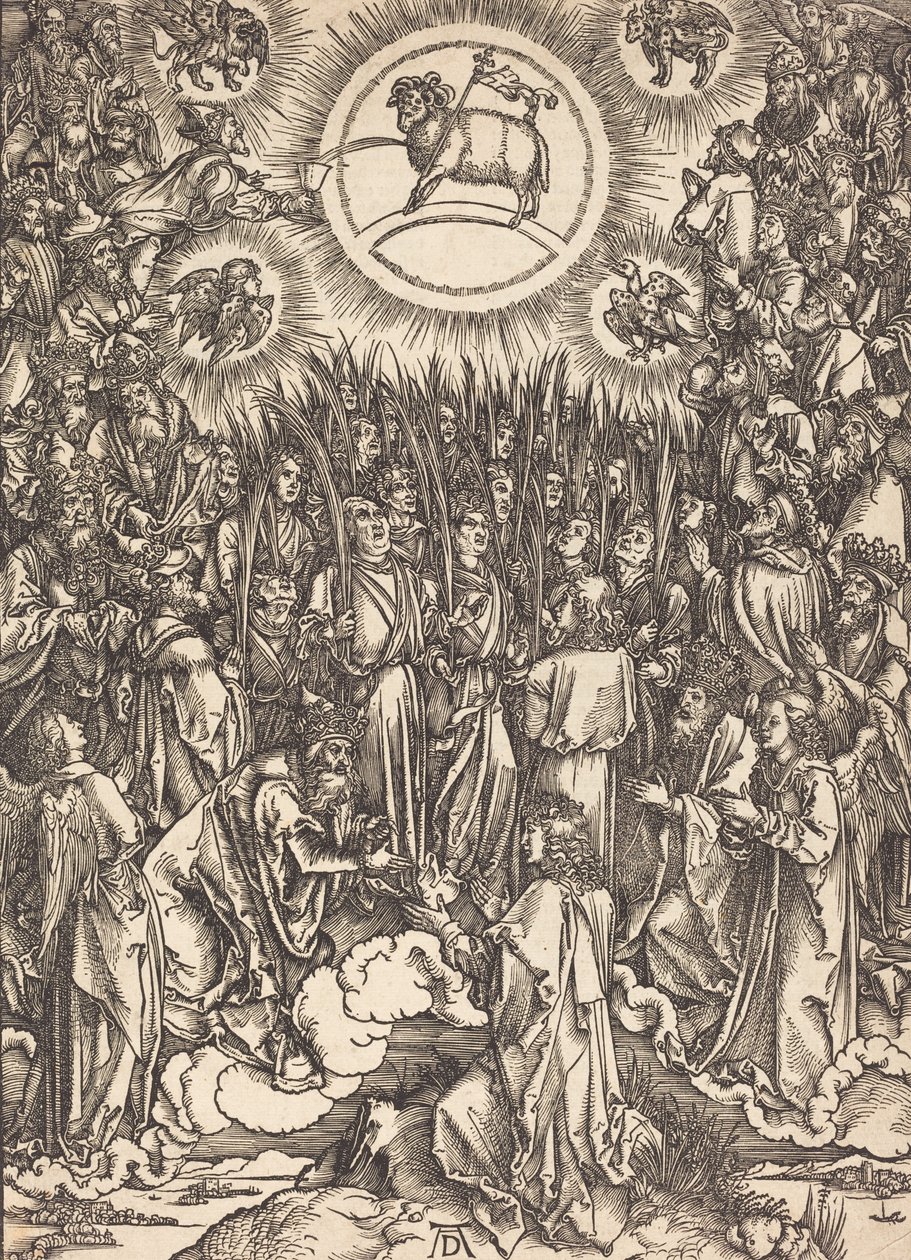 De Aanbidding van het Lam door Albrecht Dürer