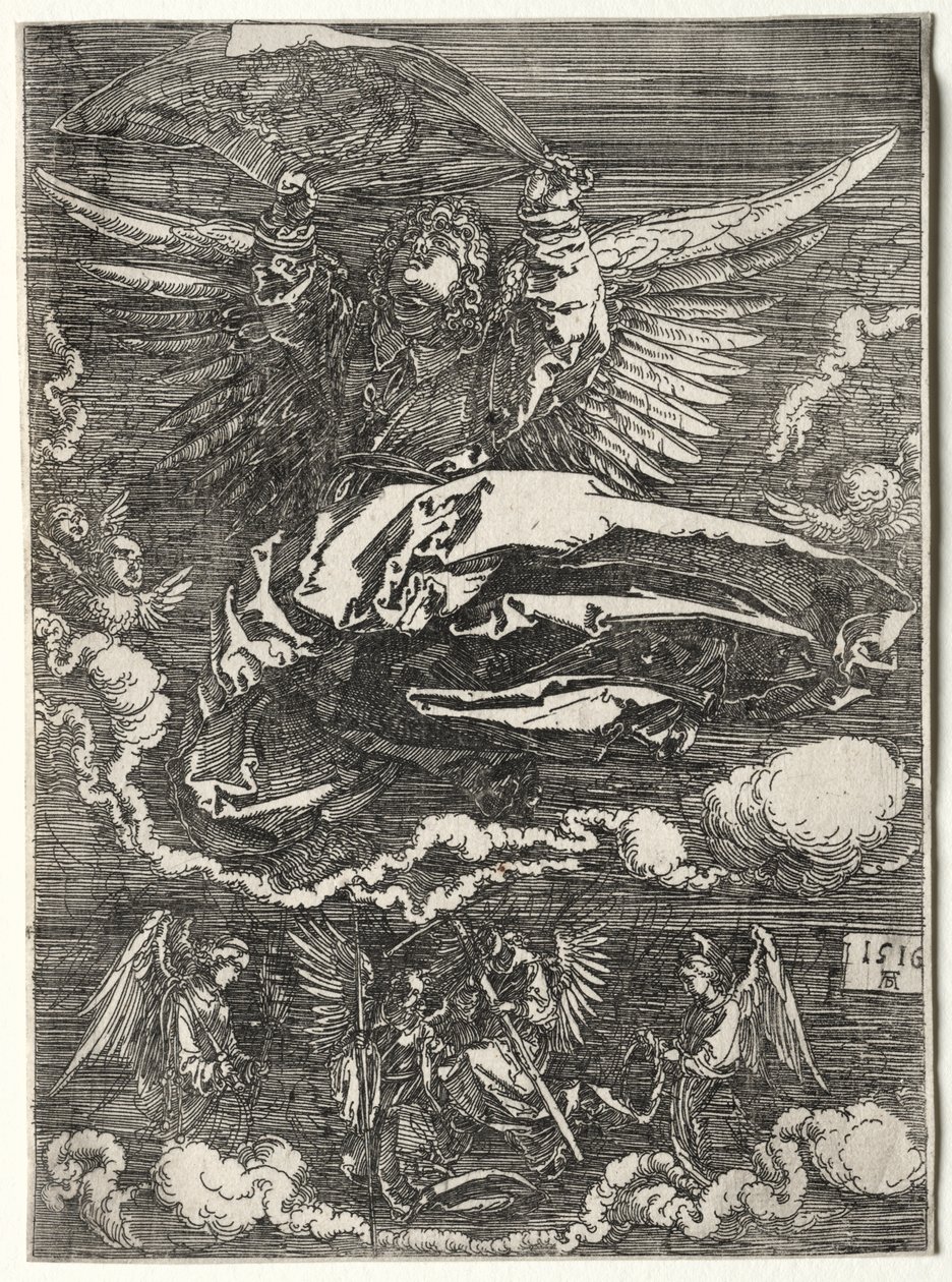 De Engel met de Zweetdoek door Albrecht Dürer
