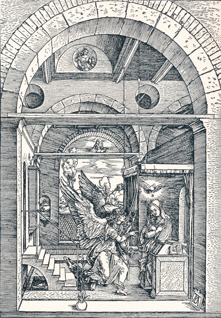 De Annunciatie, 1506 1906 door Albrecht Dürer