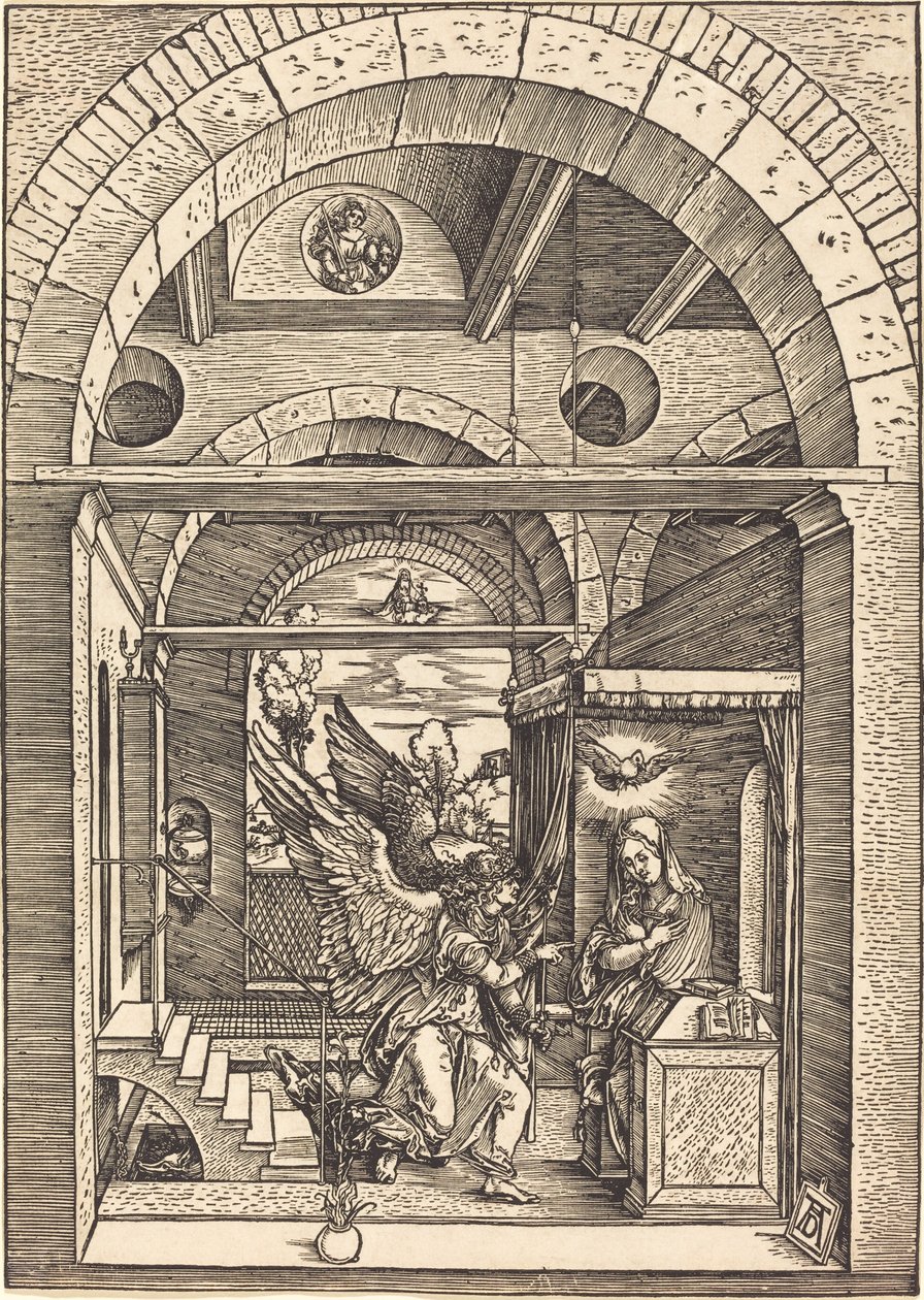 De annunciatie door Albrecht Dürer