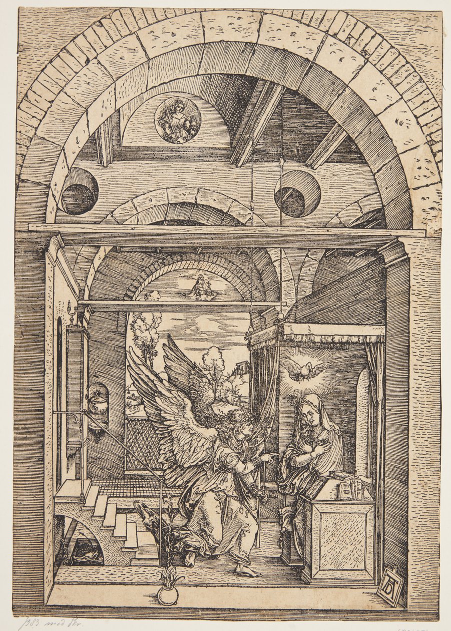 De annunciatie door Albrecht Dürer