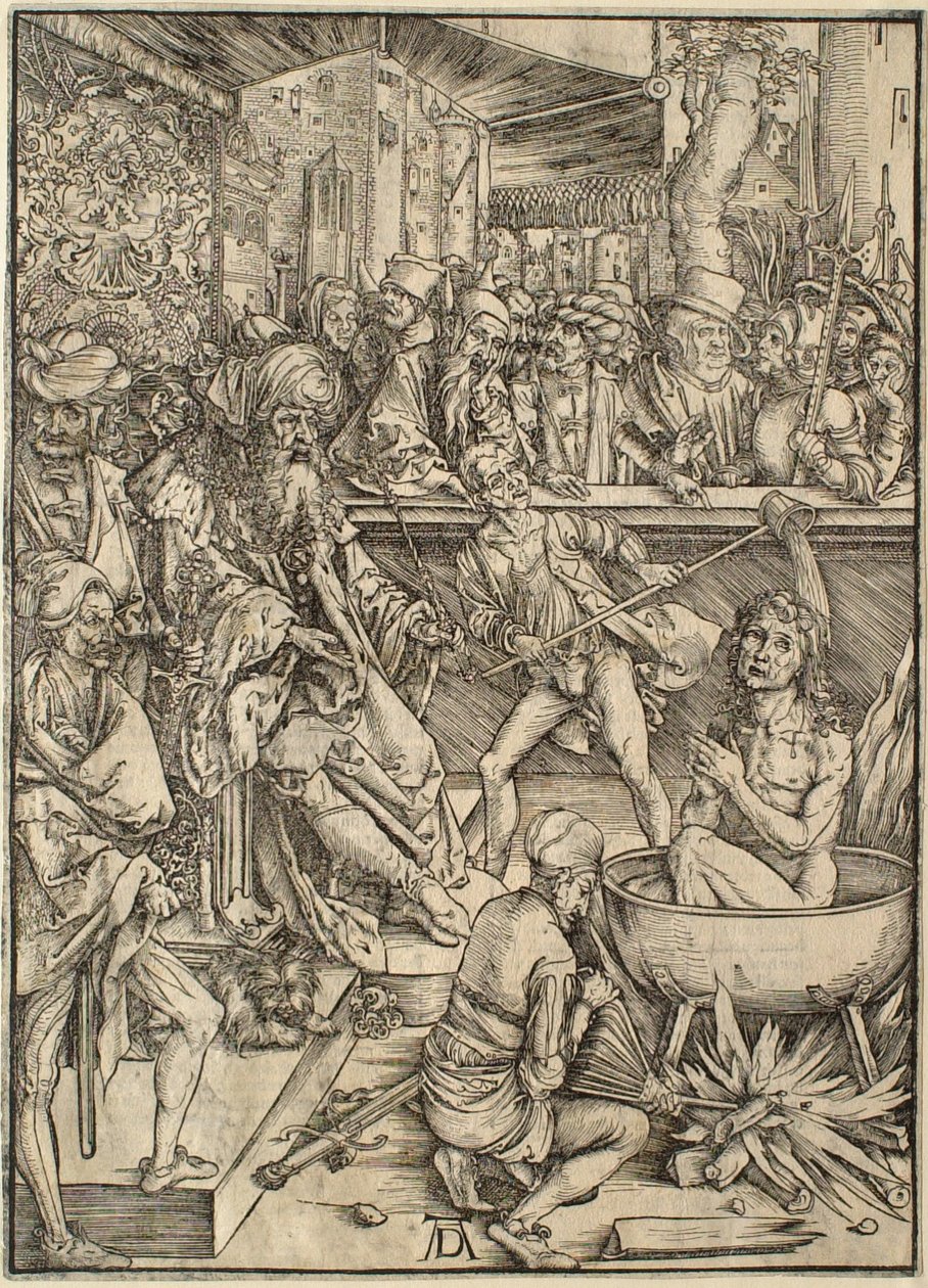 De Apocalyps: Het martelaarschap van de heilige Johannes door Albrecht Dürer