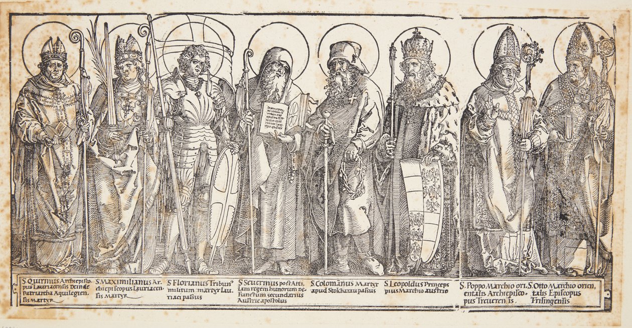 De Oostenrijkse heiligen door Albrecht Dürer