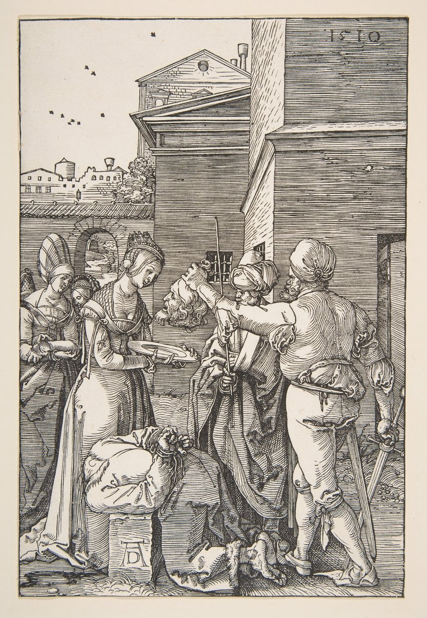 De onthoofding van Sint Johannes de Doper, 1510 door Albrecht Dürer