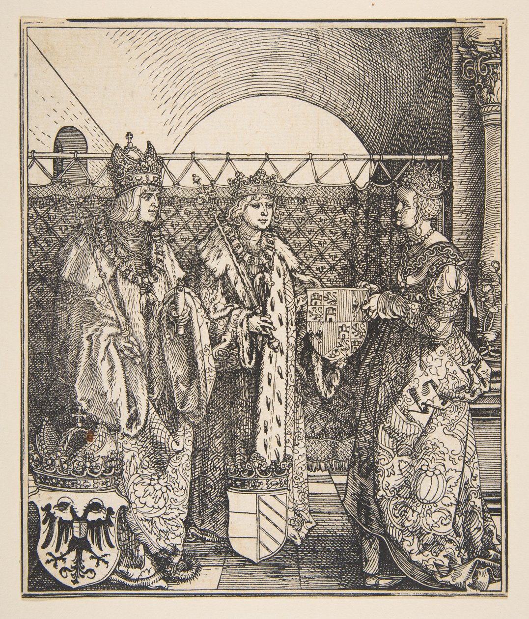 De verloving van Philip en Joanna door Albrecht Dürer