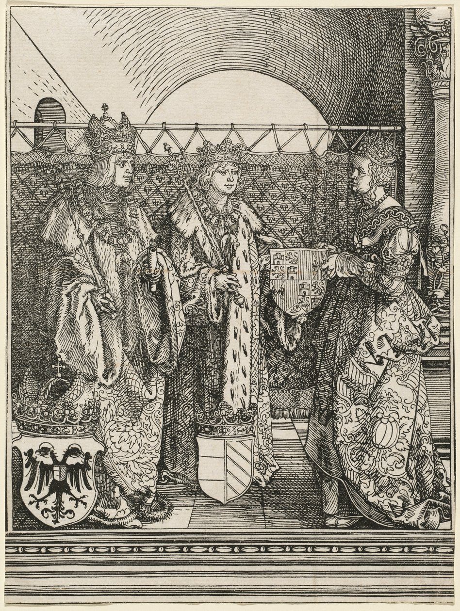 De Verloving van Filips de Schone met Johanna van Castilië door Albrecht Dürer