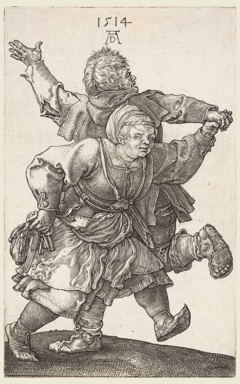 De dansende boeren door Albrecht Dürer