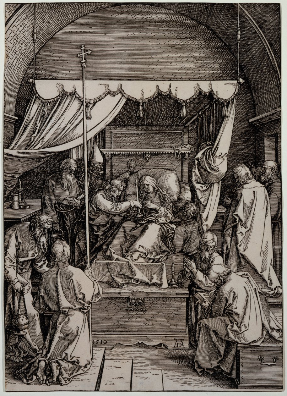 De dood van de Maagd door Albrecht Dürer