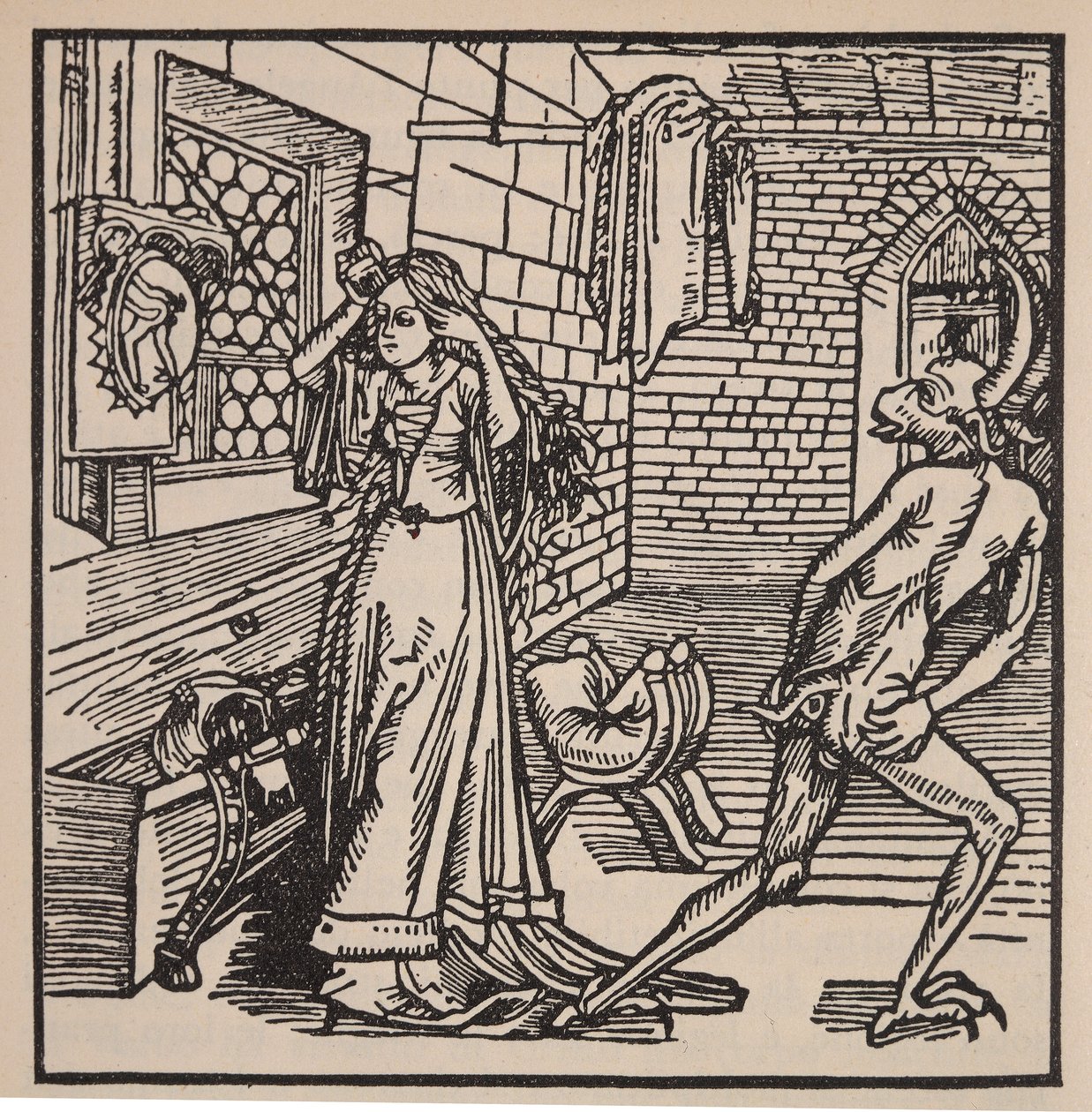 De Demon van IJdelheid en de Kokette, illustratie uit 