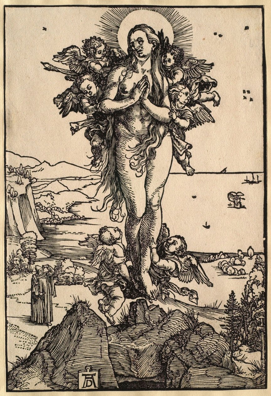 De verheffing van de heilige Maria Magdalena door Albrecht Dürer