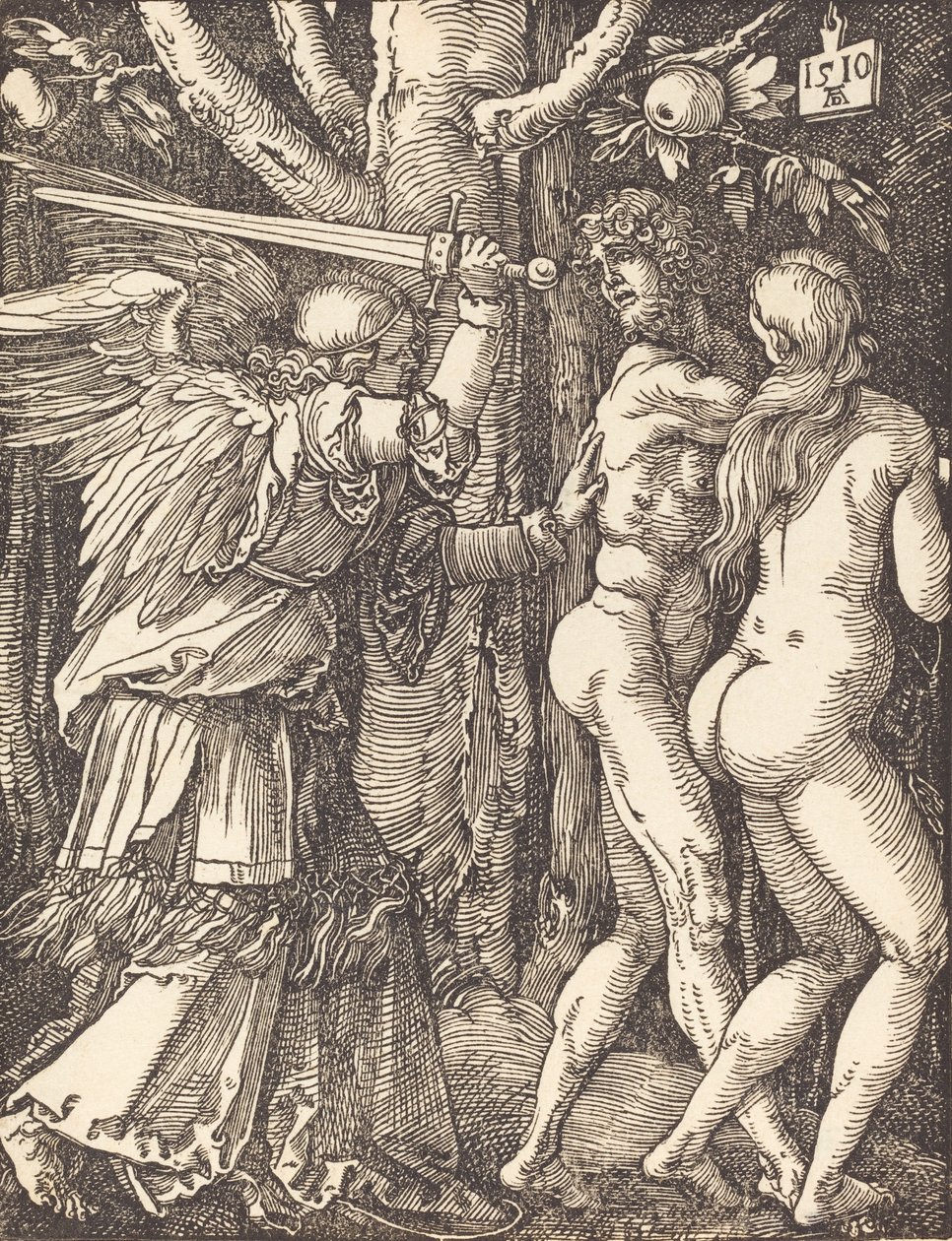 De Verdrijving uit het Paradijs, 1510 door Albrecht Dürer