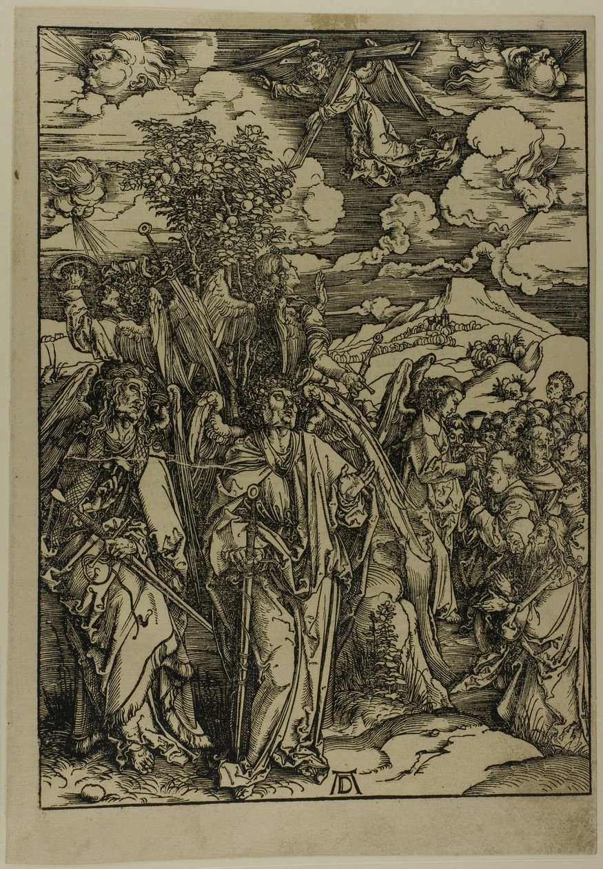 De Vier Engelen die de Winden Tegenhouden, uit De Apocalyps door Albrecht Dürer