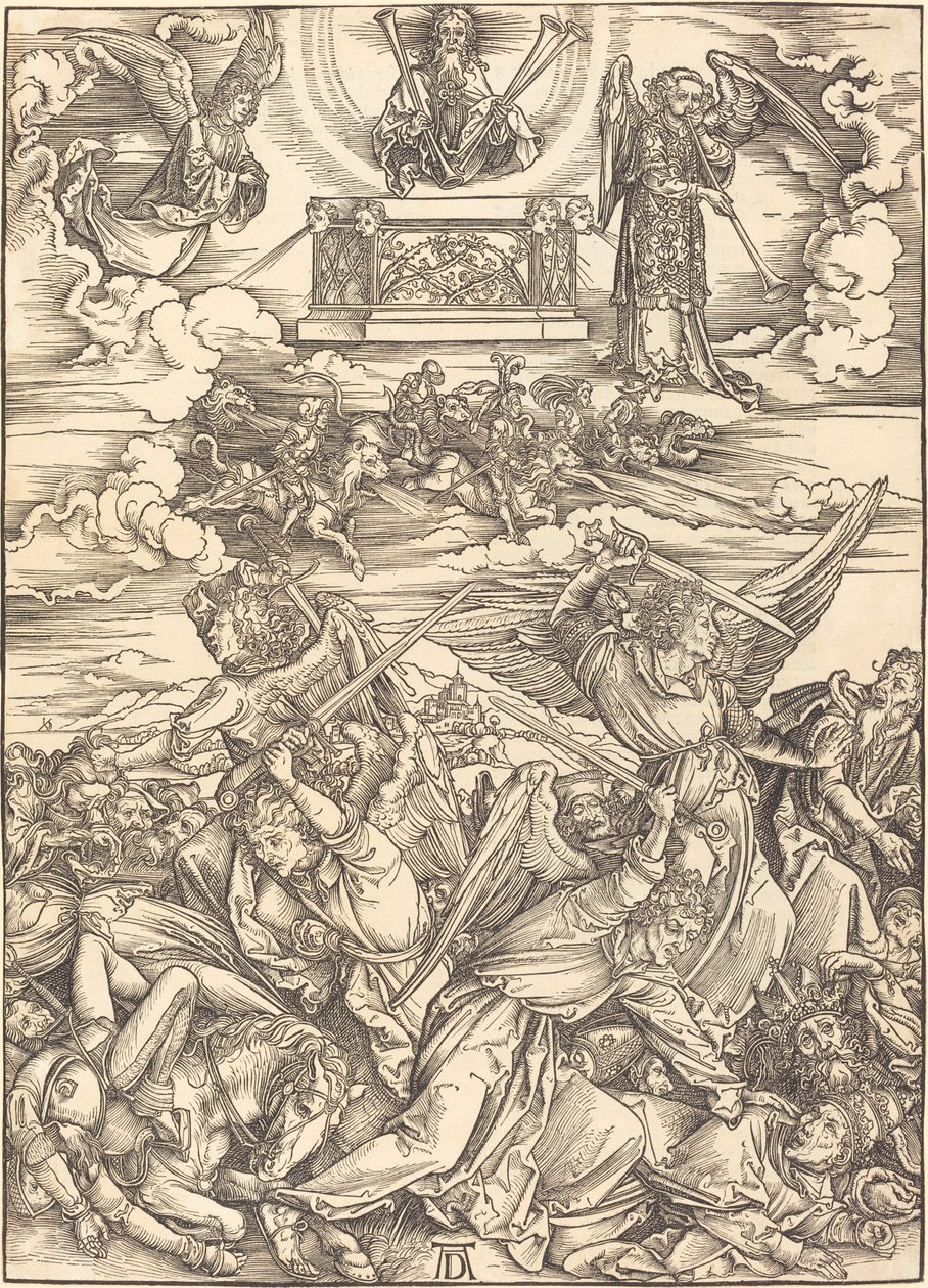 De Vier Wrekende Engelen door Albrecht Dürer