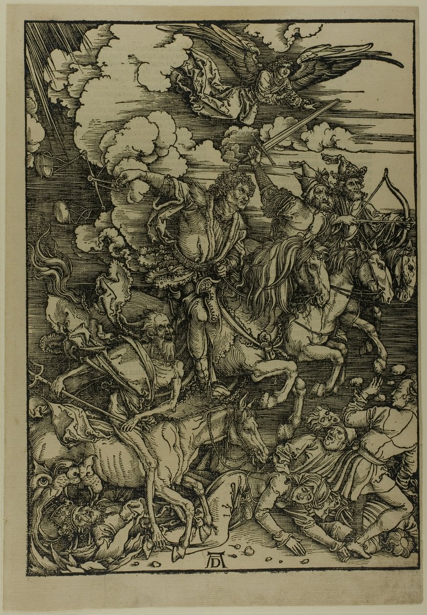 De Vier Ruiters van de Apocalyps, uit De Apocalyps door Albrecht Dürer
