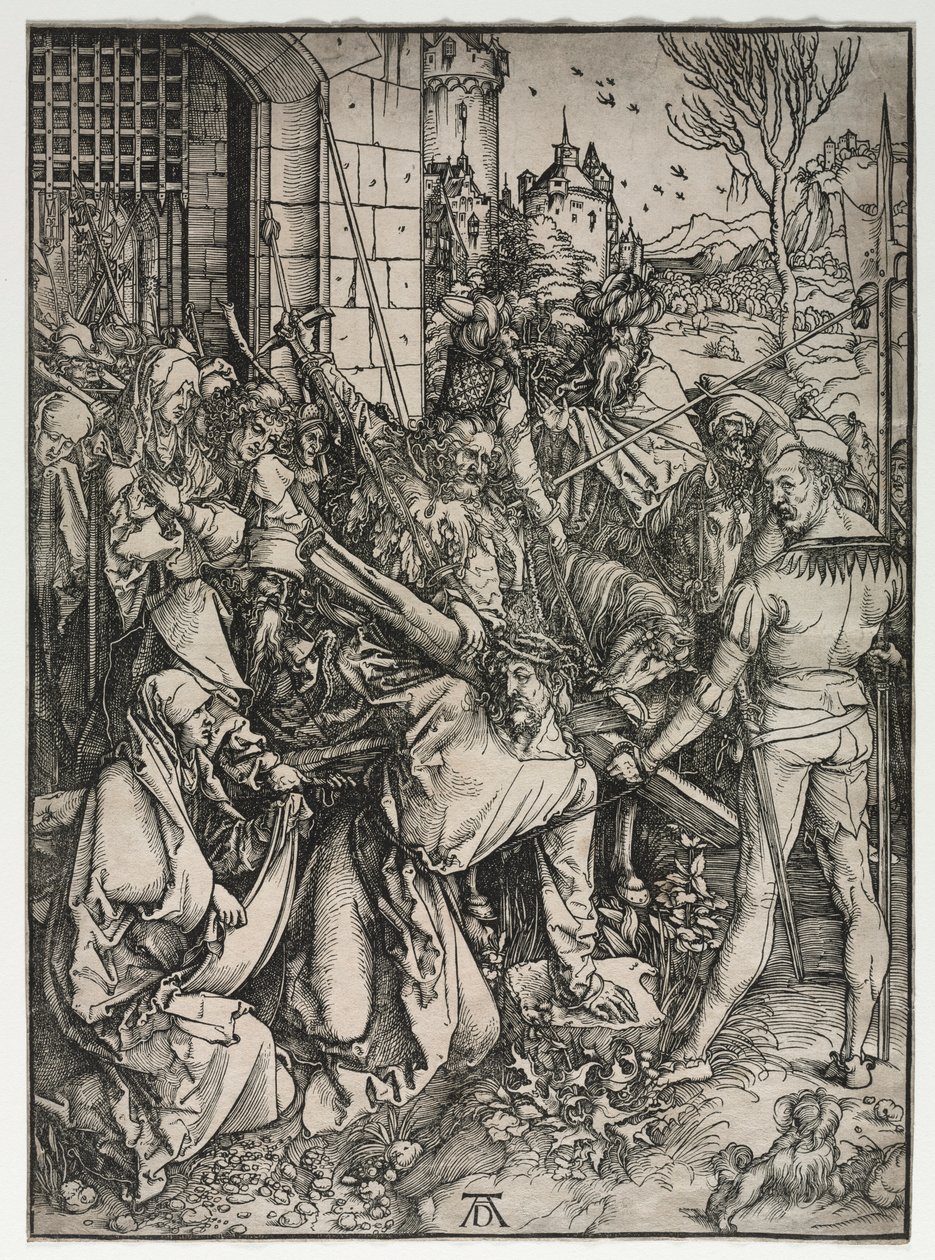 De Grote Passie: Christus draagt het Kruis door Albrecht Dürer