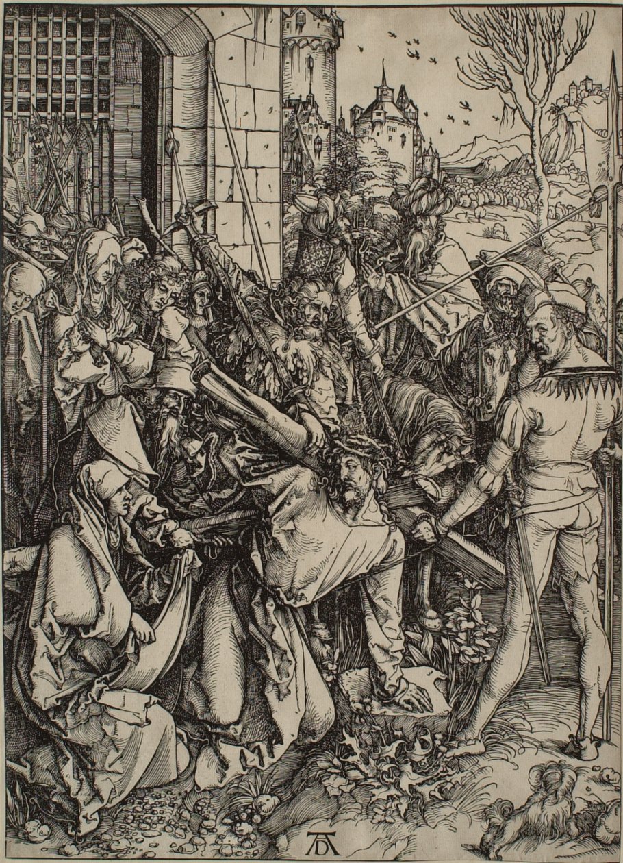 De Grote Passie: Christus draagt het kruis door Albrecht Dürer
