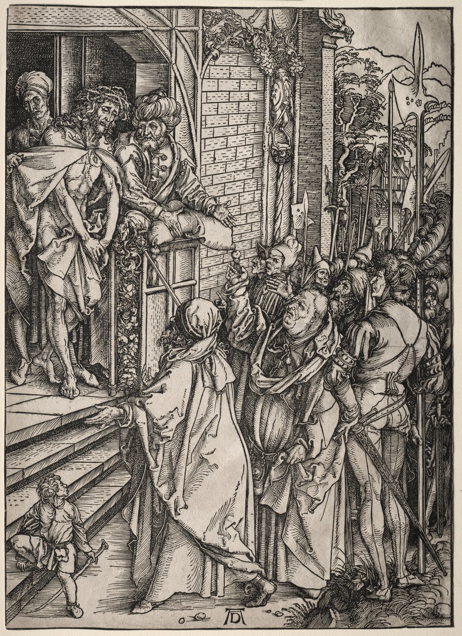 De Grote Passie: Christus getoond aan het volk door Albrecht Dürer