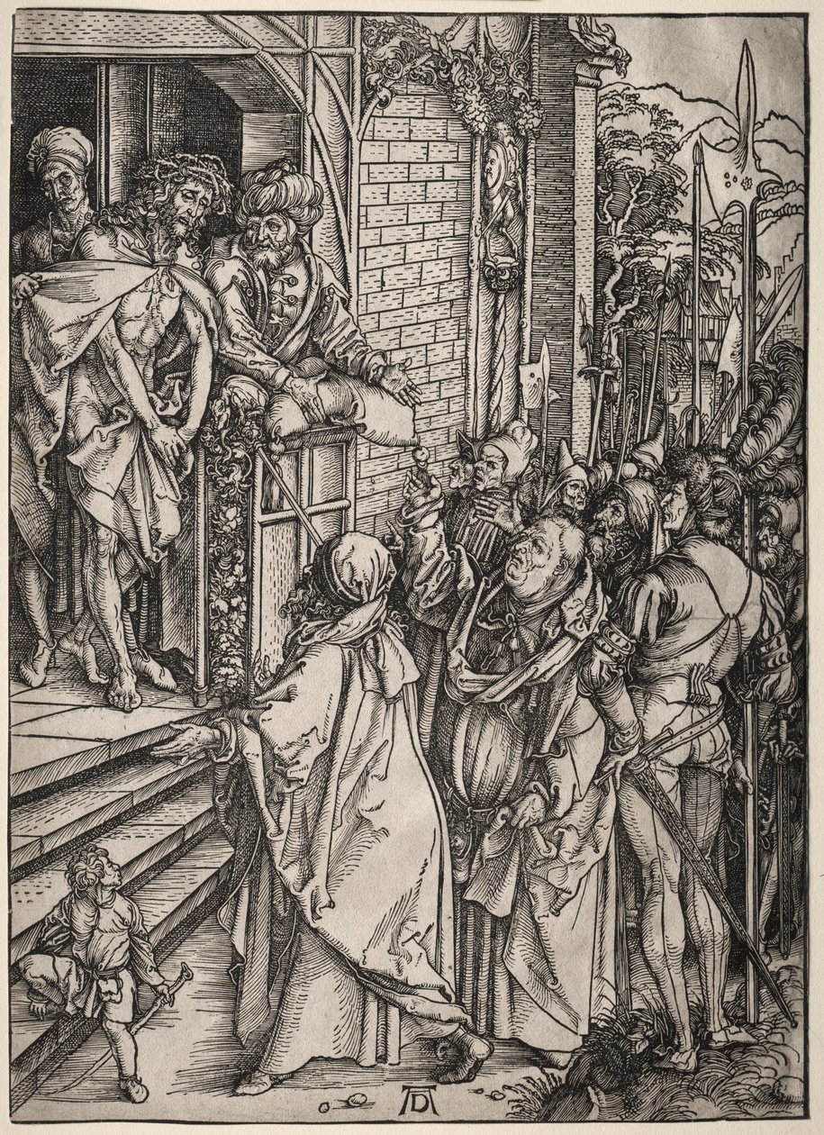 De Grote Passie: Christus getoond aan het volk door Albrecht Dürer