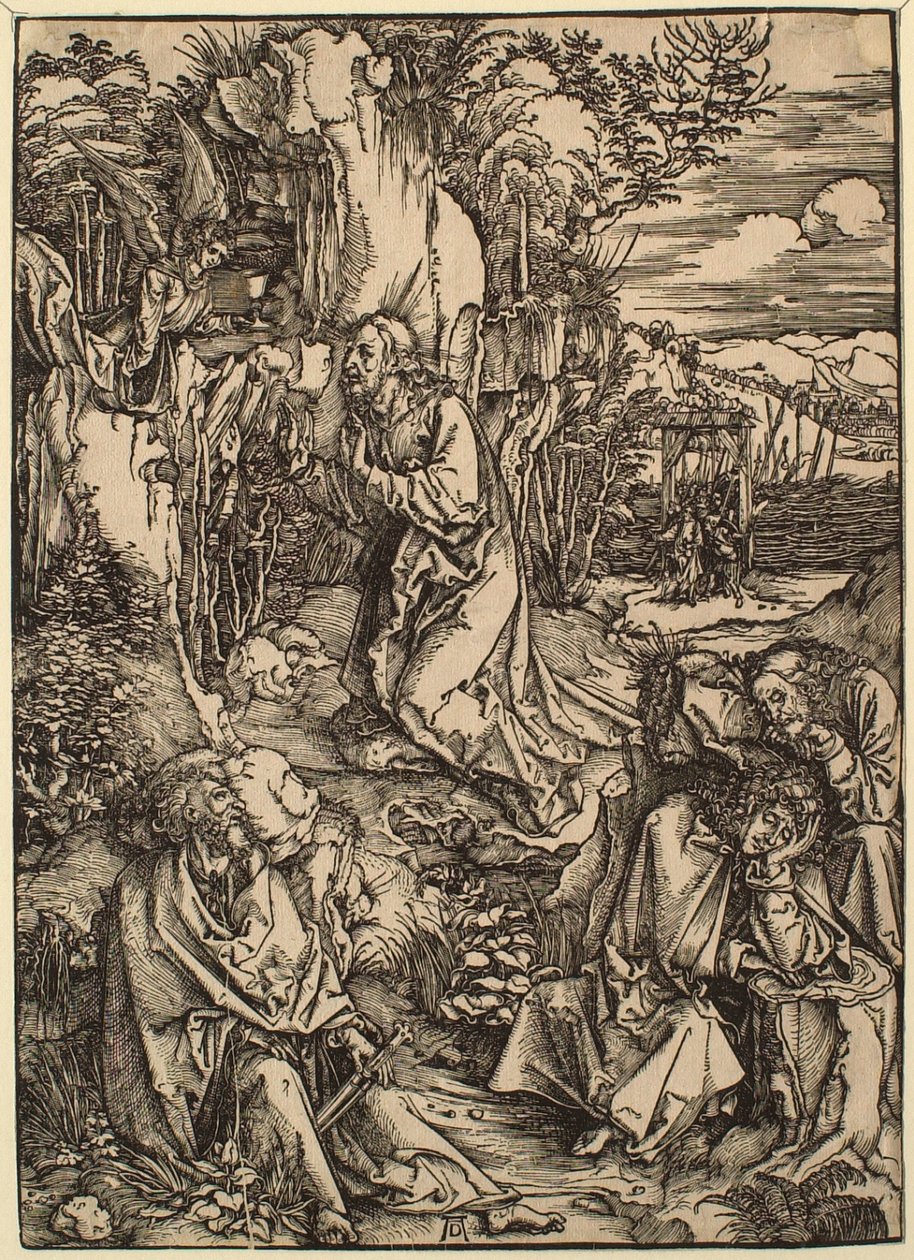 De Grote Passie: Christus op de Olijfberg door Albrecht Dürer