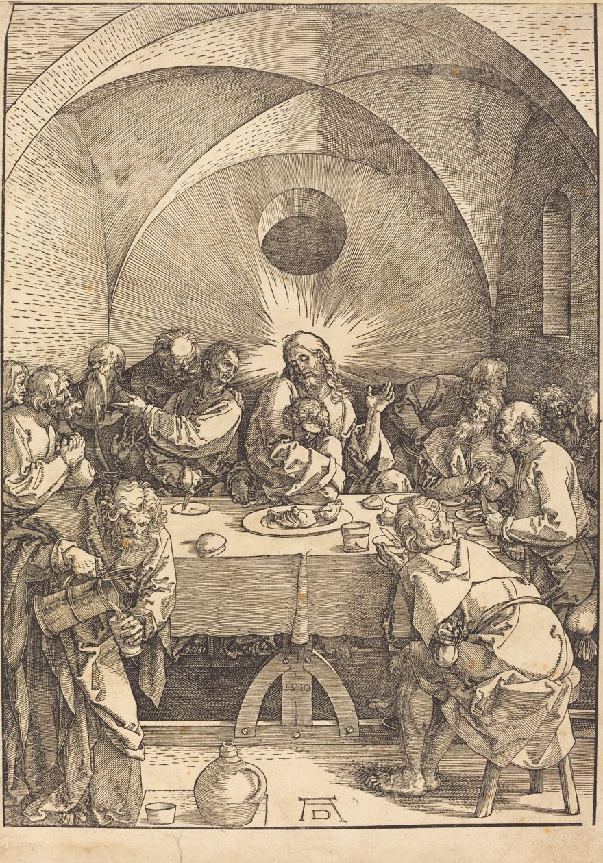 Het laatste avondmaal door Albrecht Dürer