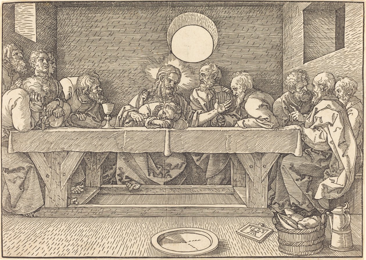 Het laatste avondmaal door Albrecht Dürer