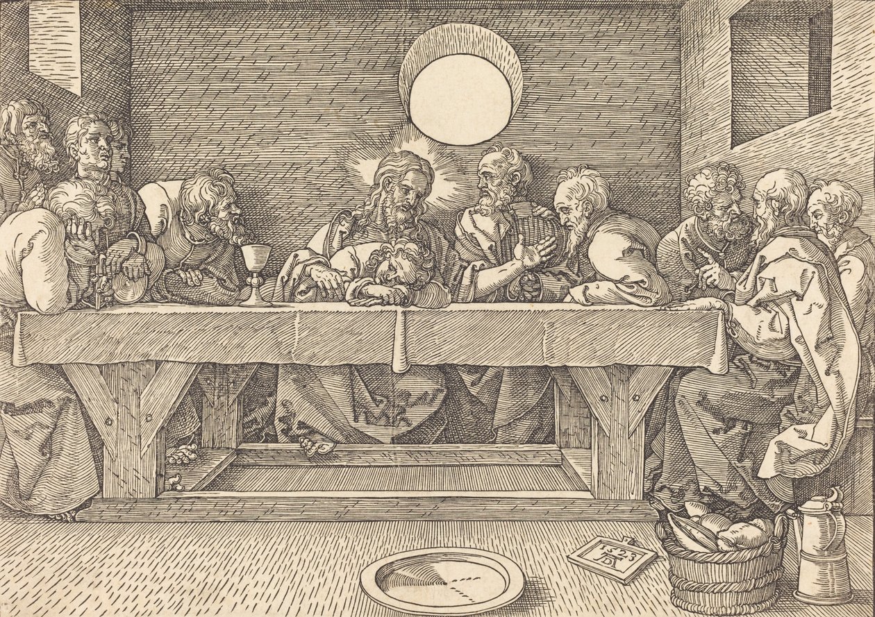 Het laatste avondmaal door Albrecht Dürer