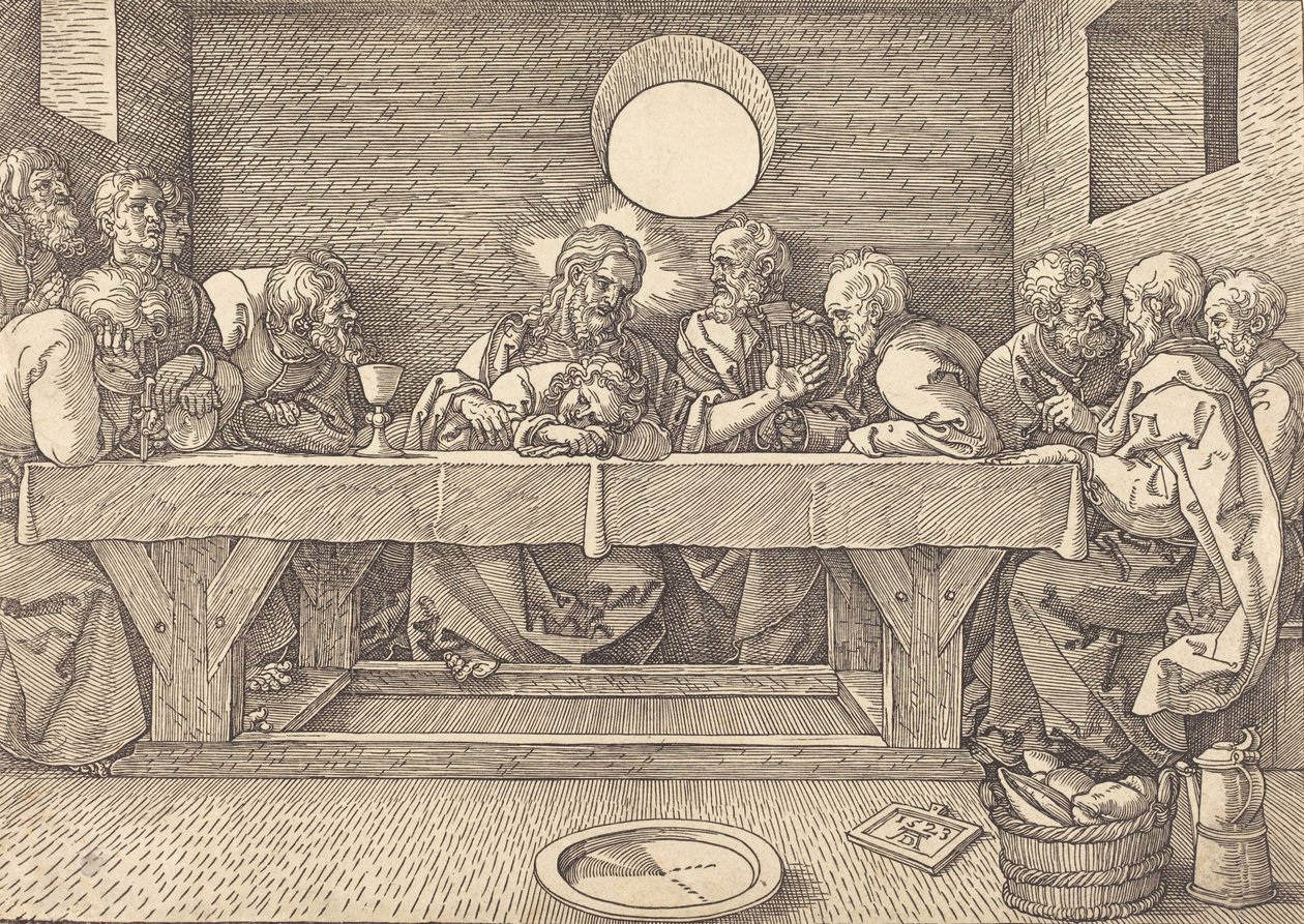 Het Laatste Avondmaal, 1523 door Albrecht Dürer