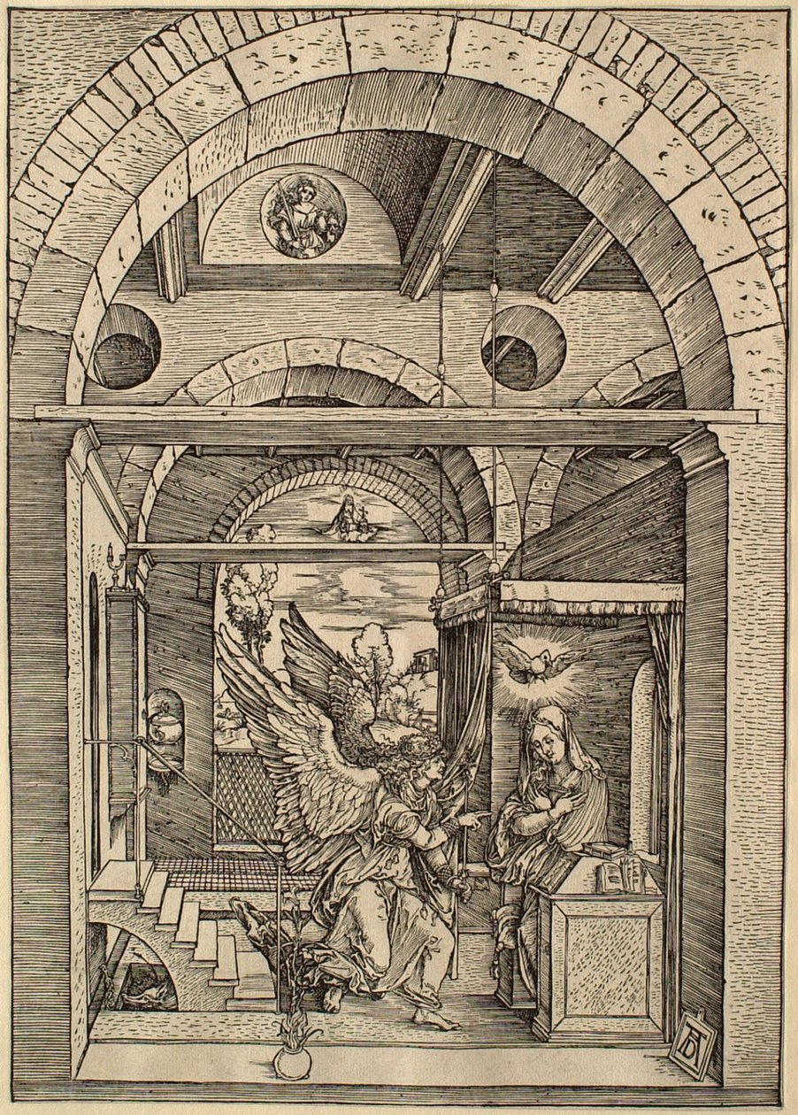 Het leven van de Maagd: De annunciatie door Albrecht Dürer