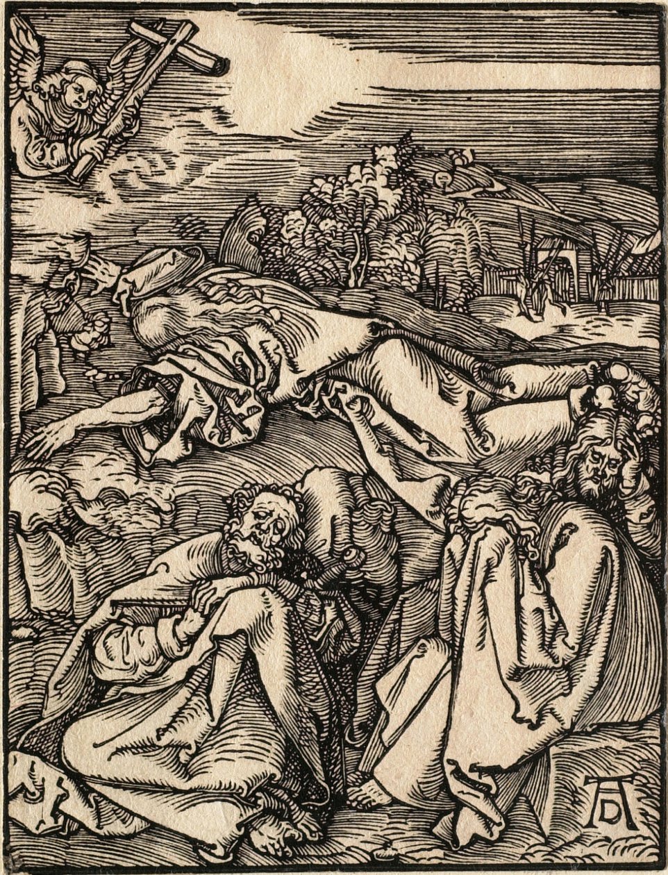 De Kleine Passie: Christus op de Olijfberg door Albrecht Dürer