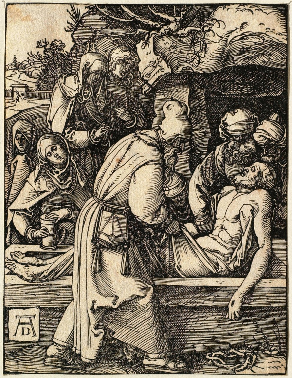 De Kleine Passie: De graflegging door Albrecht Dürer