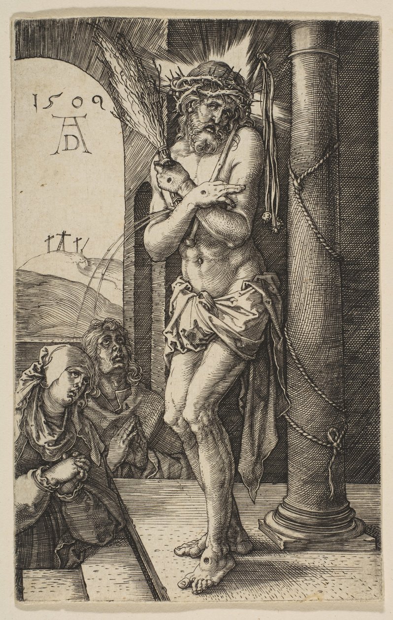 De Man van Smarten, uit De Passie, 1509 door Albrecht Dürer