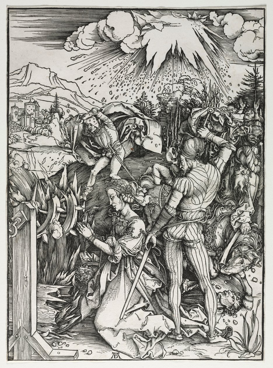 Het martelaarschap van Sint-Catharina van Alexandrië, ca. 1497 door Albrecht Dürer