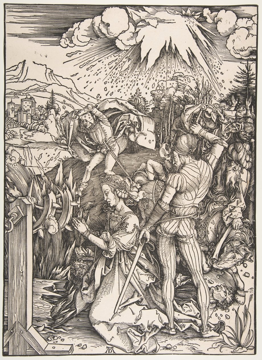 Het martelaarschap van Sint Catharina door Albrecht Dürer