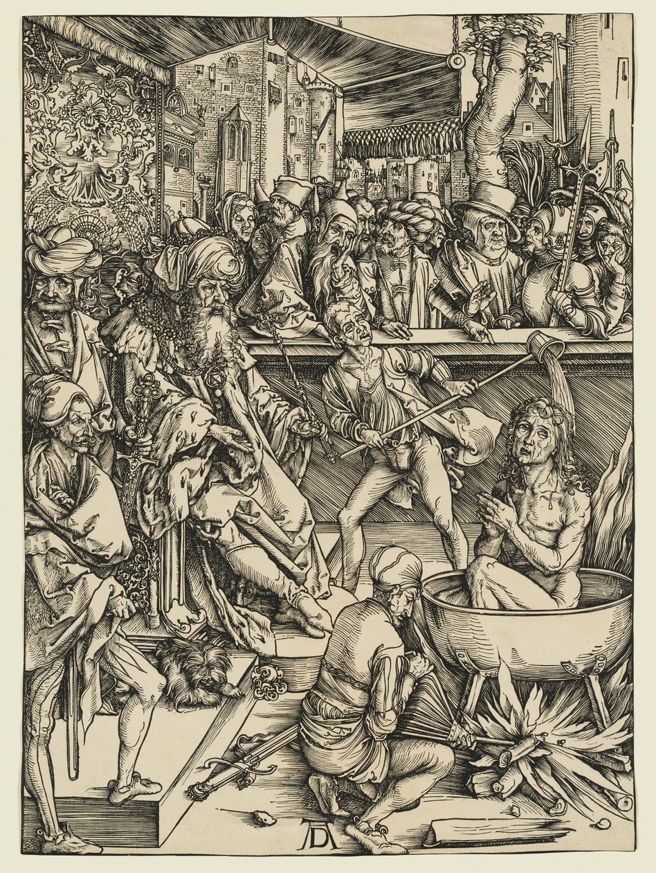 Het martelaarschap van de heilige Johannes door Albrecht Dürer