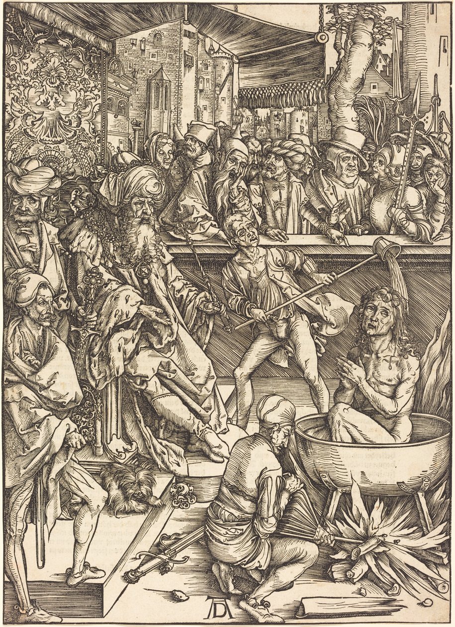 Het martelaarschap van de heilige Johannes door Albrecht Dürer