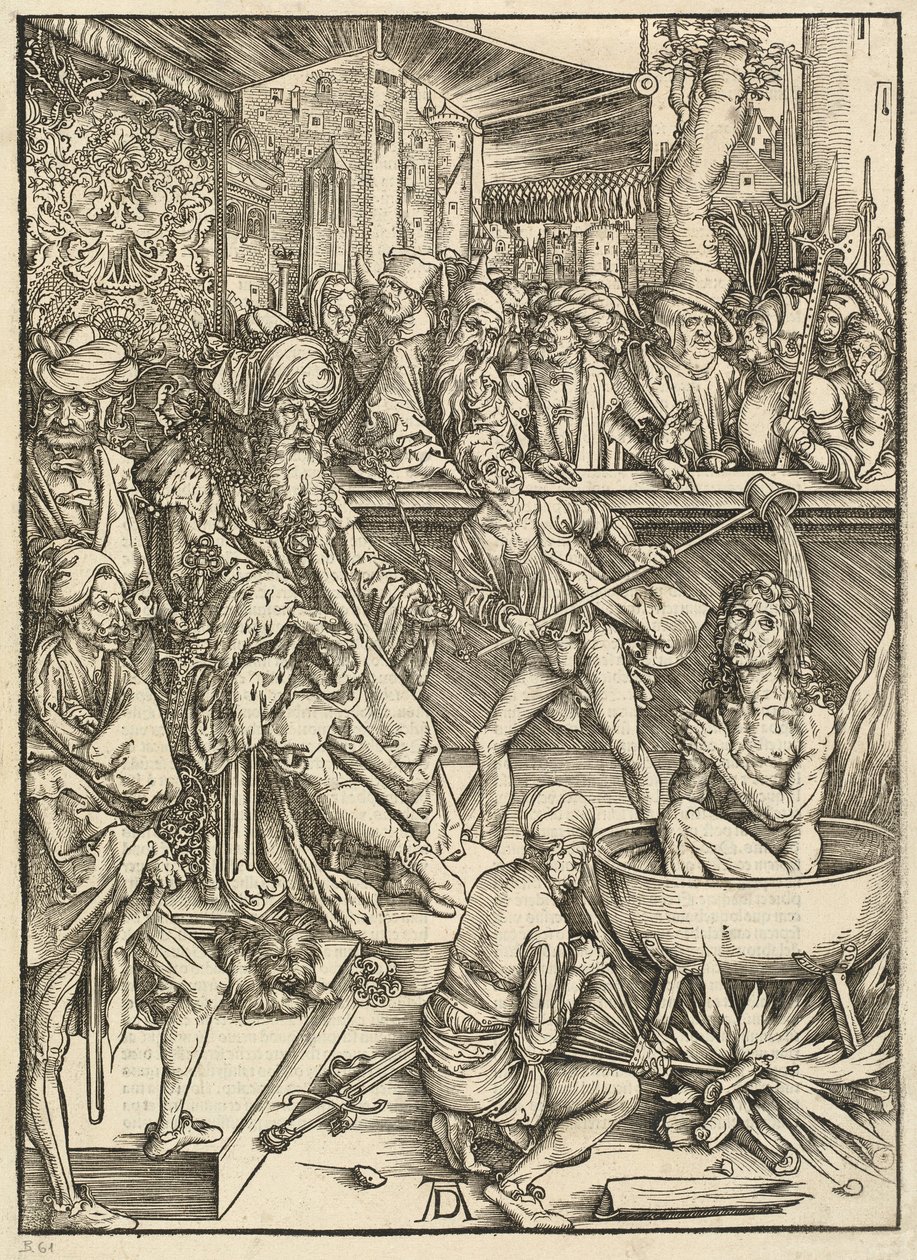 Het martelaarschap van de heilige Johannes door Albrecht Dürer