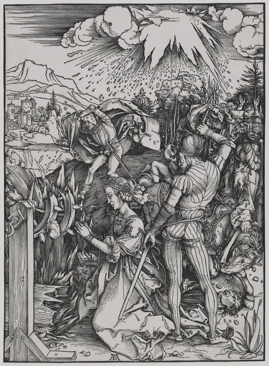Het martelaarschap van de heilige Catharina door Albrecht Dürer