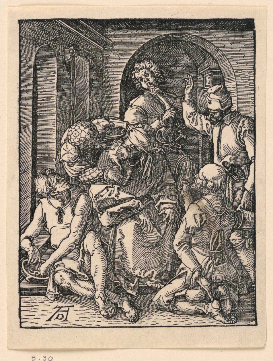 De bespotting van Christus, uit De Kleine Passie Serie door Albrecht Dürer