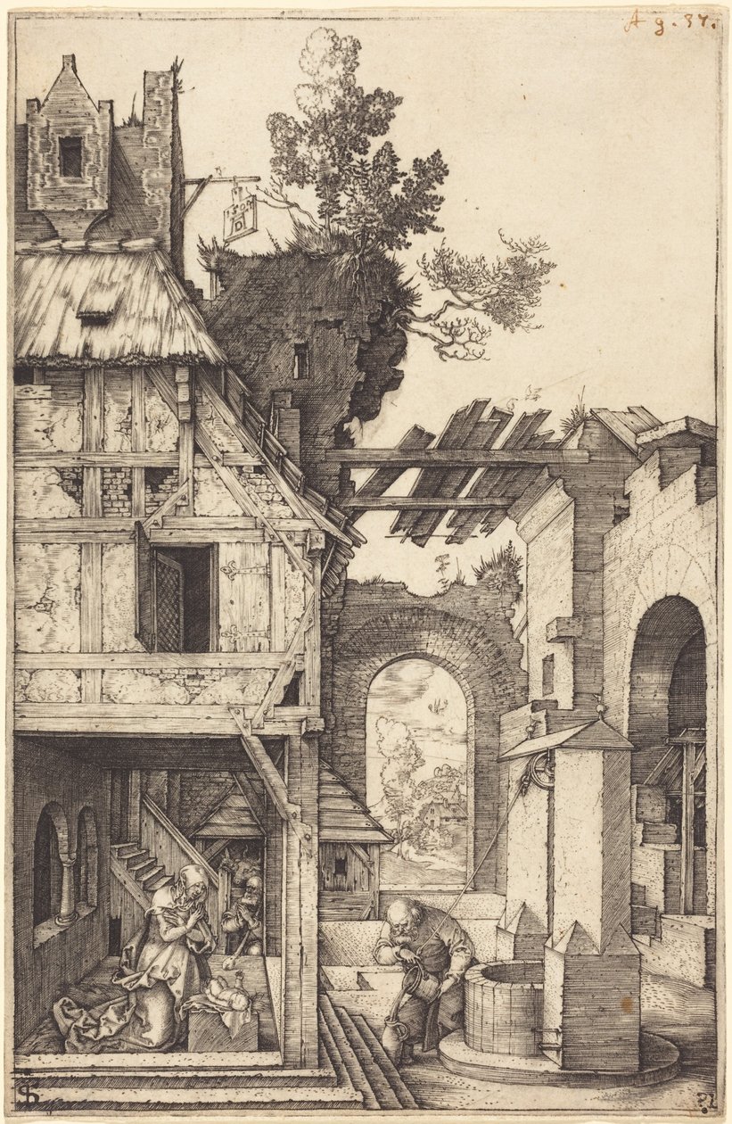 De geboorte van Christus door Albrecht Dürer