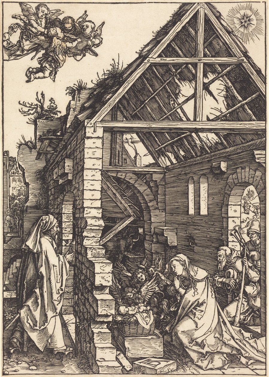 De geboorte van Christus door Albrecht Dürer