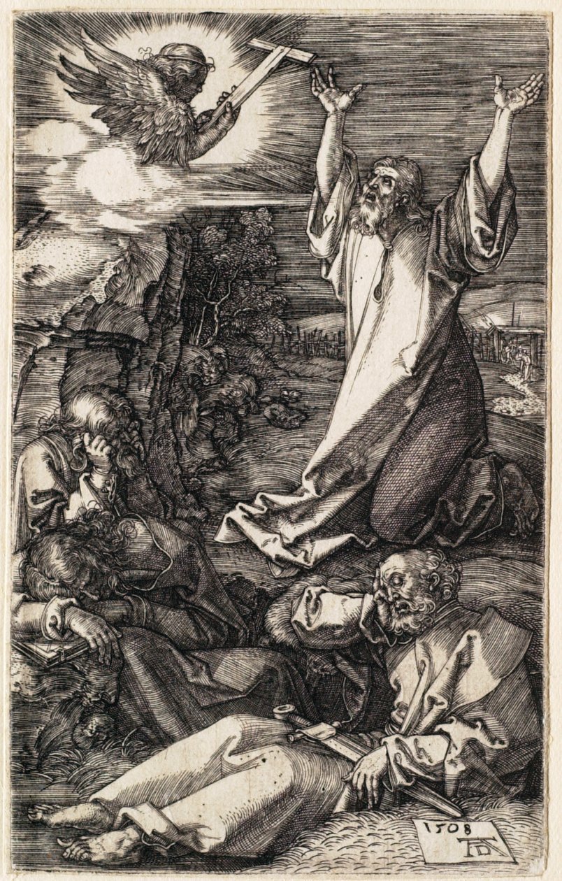 De Passie: Christus op de Olijfberg door Albrecht Dürer
