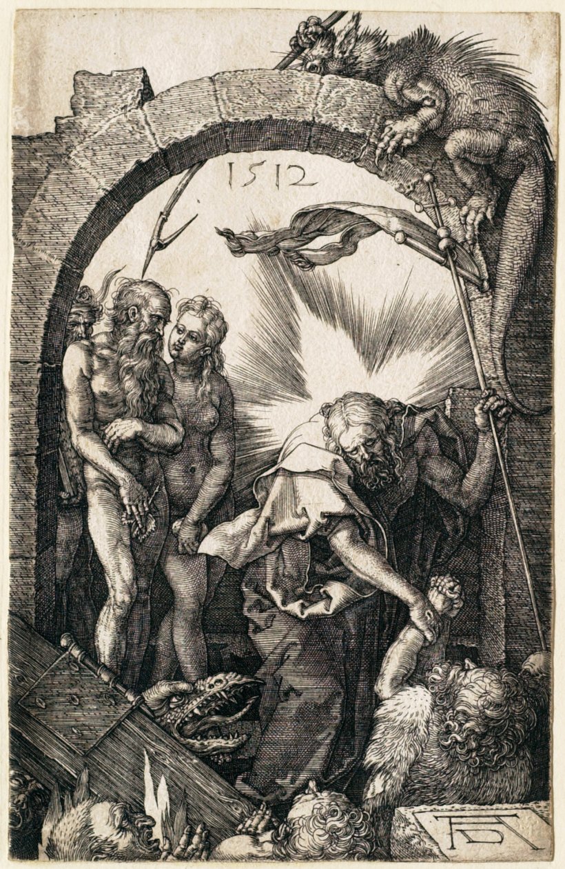 De passie: De nederdaling ter helle door Albrecht Dürer