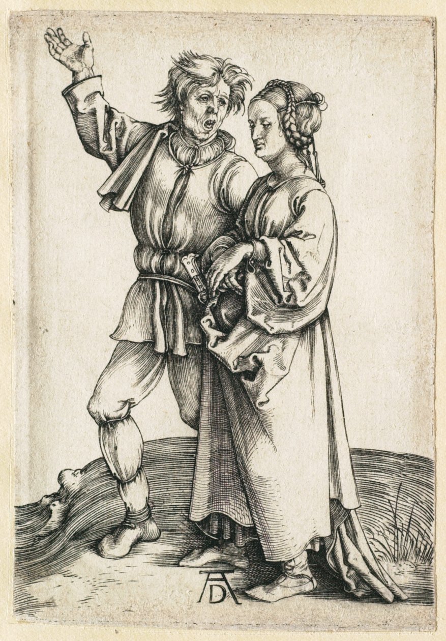 De boer en zijn vrouw door Albrecht Dürer